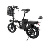 16-inch lithium battery beach tire, six shock absorbers, NFC instrument panel, valet parking foldable electric bicycle, can be placed in the trunk of the car, 400W motor
